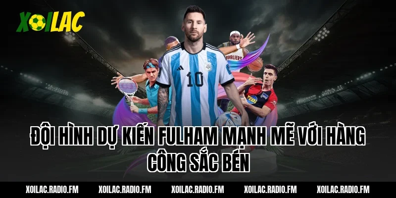 Đội hình dự kiến Fulham mạnh mẽ với hàng công sắc bén